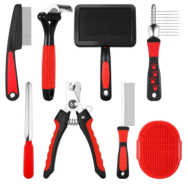 Baderke 8-Piece Complete Pet Grooming Set