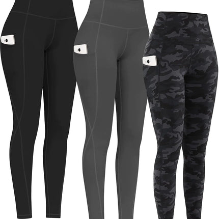 Triflexa High Waist Yoga Leggings with Pockets