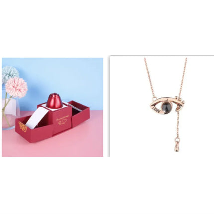 Elegant Rose Necklace Gift Set