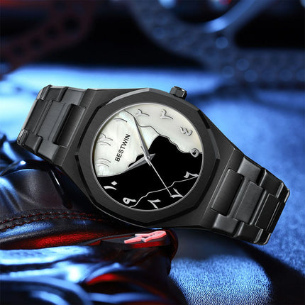 Sleek Stainless Quartz Timepiece