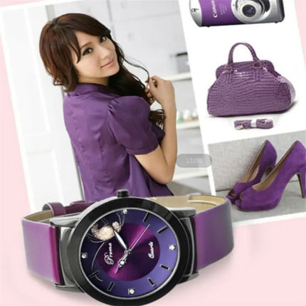 Chic Large Dial Quartz Watch
