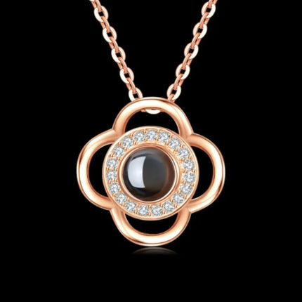 Elegant Rose Necklace Gift Set