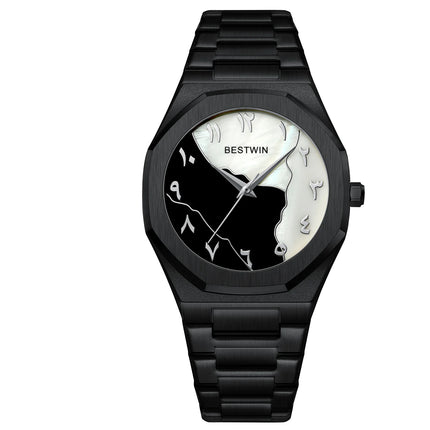 Sleek Stainless Quartz Timepiece
