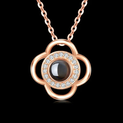 Elegant Rose Necklace Gift Set