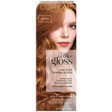 L'Oreal Paris Copper Shine Hair Gloss 4oz