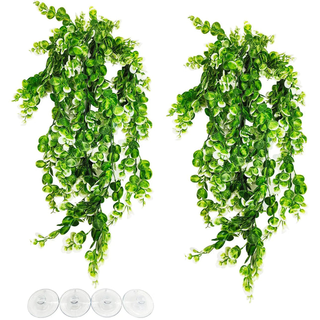 Hamiledyi Reptile Jungle Vines 2-Pack with Suction Cups
