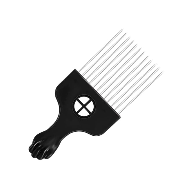 Curly Hair Metal Afro Comb